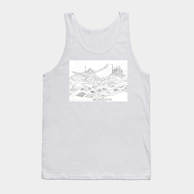 Flying On Polly Over Capira Tank Top by reynoldjay